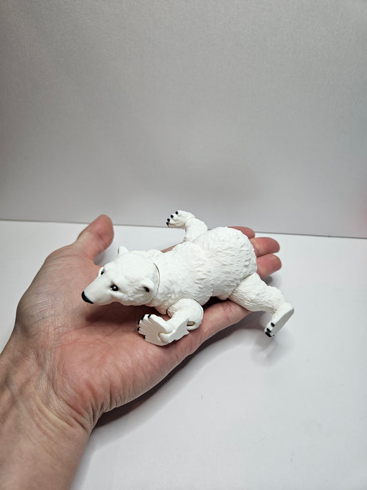 Articulated Polar Bear – 3D Printed Desk Companion