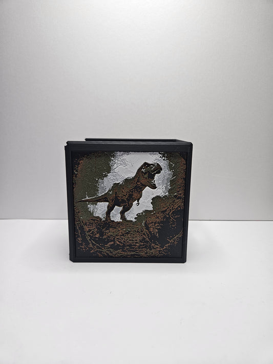 Dinosaur Commander Deck Box – Magnetic with Card Display