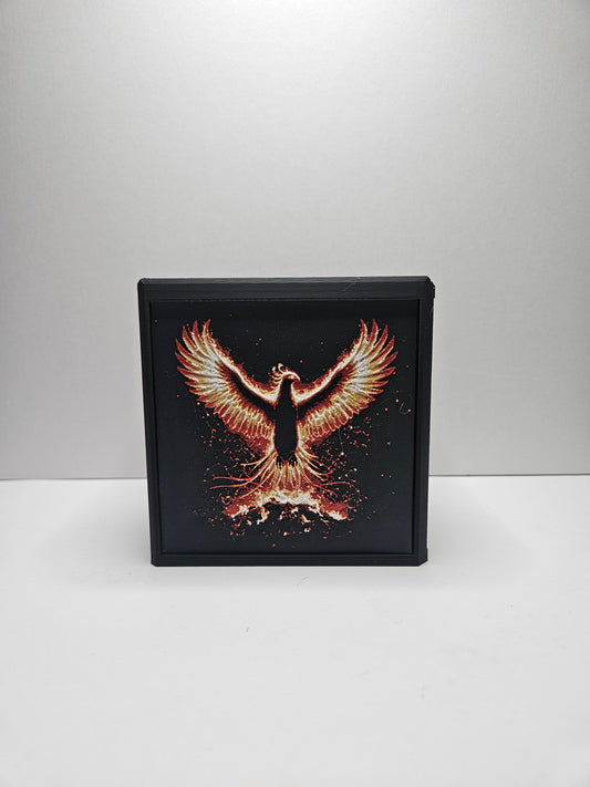 Phoenix Commander Deck Box – Magnetic with Card Display