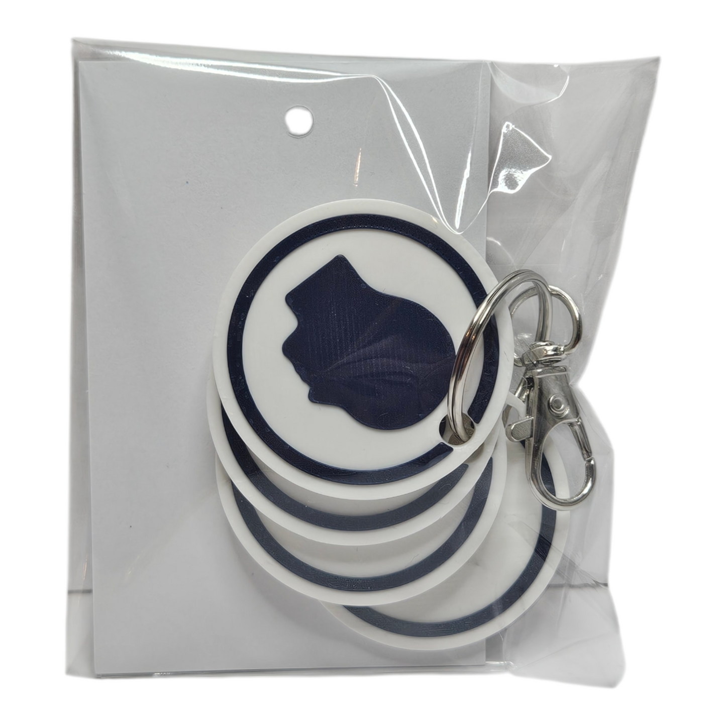 Body Location Pain Tags – 3D Printed Communication Keyrings (Set of 4 tags)