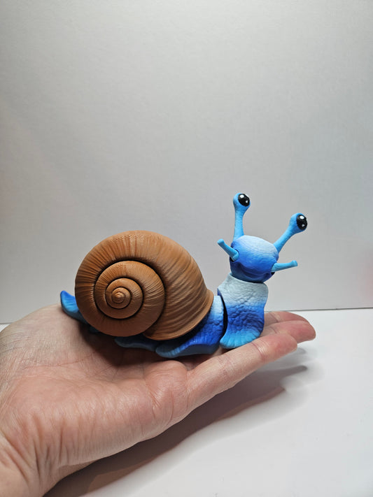 3D Printed Articulated Snail