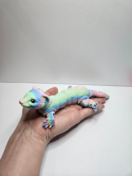 Articulated Ferret – 3D Printed Desk Companion