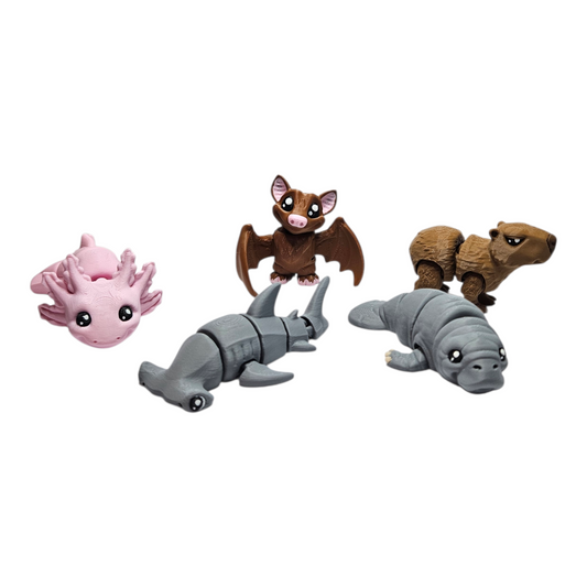 Articulated Wild Desk Mini Pets – Mini Fidget Figures