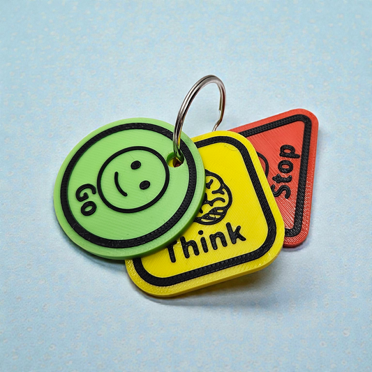 Stop, Think, Go communication tags