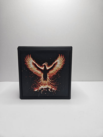 Phoenix Commander Deck Box – Magnetic with Card Display