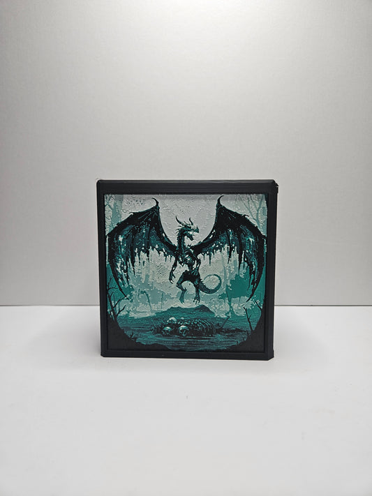 Undead dragon Commander Deck Box – Magnetic with Card Display