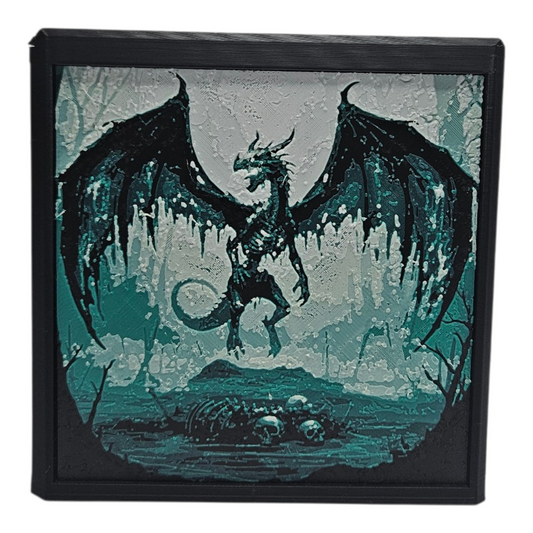 Undead dragon Commander Deck Box – Magnetic with Card Display